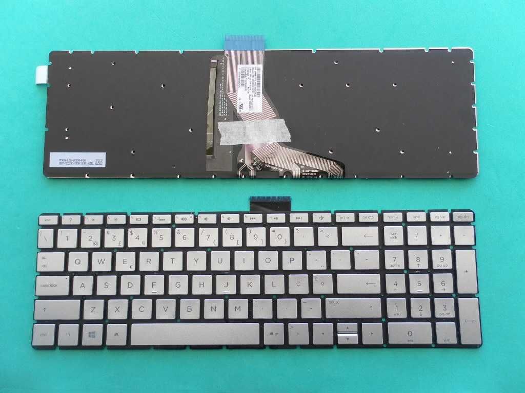 Teclado HP 15-CC100 15-CC500 15-CC600 Backlit Prata PT