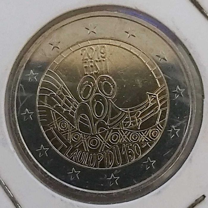 2 Euros de 2019 da Estónia, 150 anos do Primeiro festival de musica
