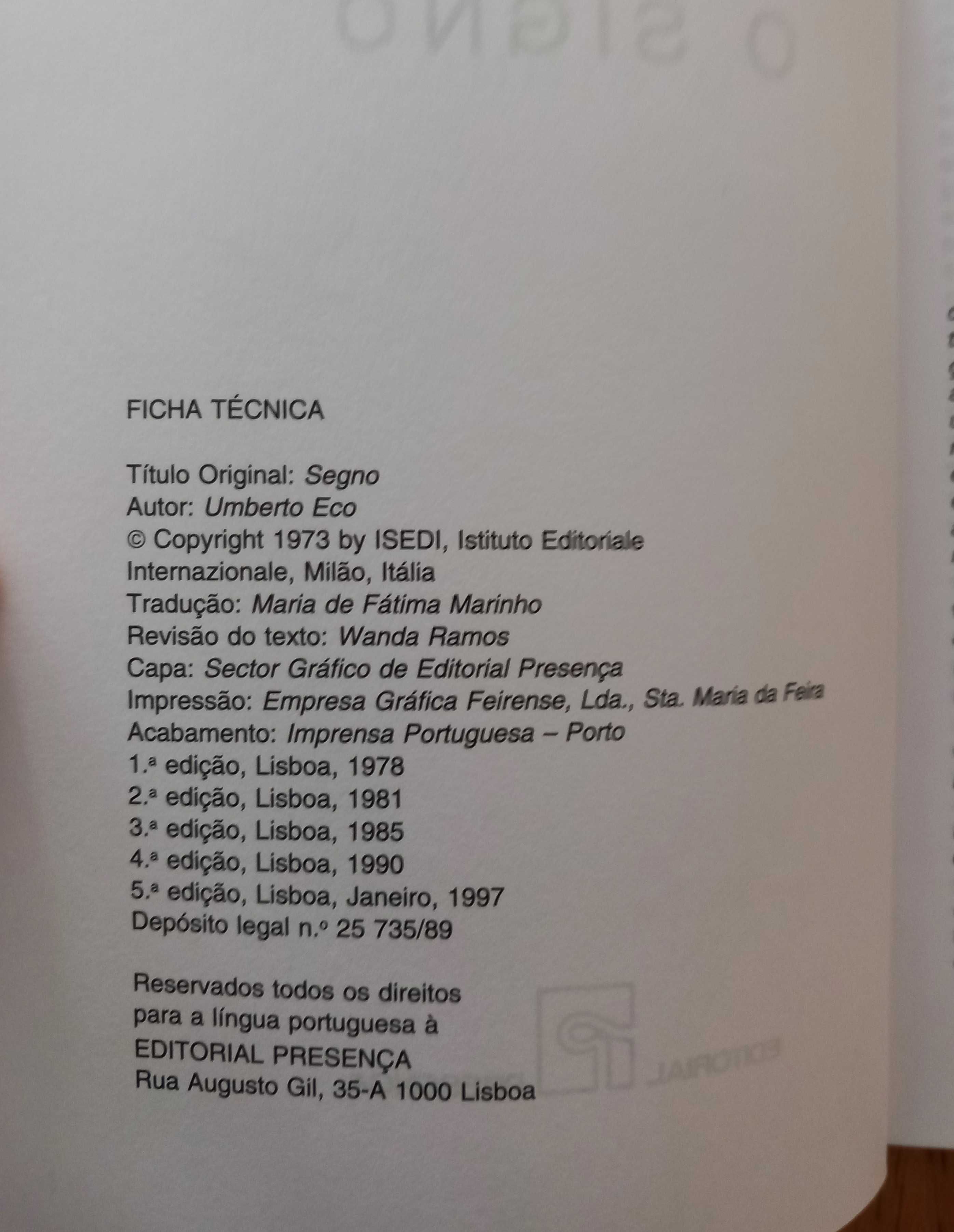 O Signo - Umberto Eco.