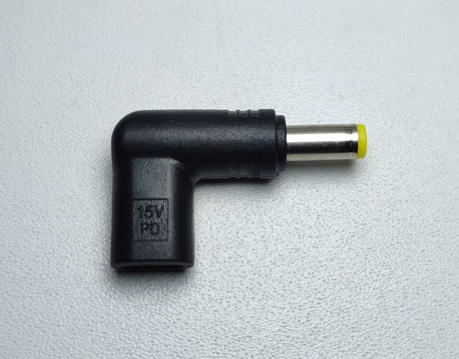 10 шт перехідники Type-C на DC 5.5x2.5 15V зарядка живлення