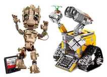 Конструктор. Groot Грут. Робот WALL-E. Сумісні з LEGO. Лего
