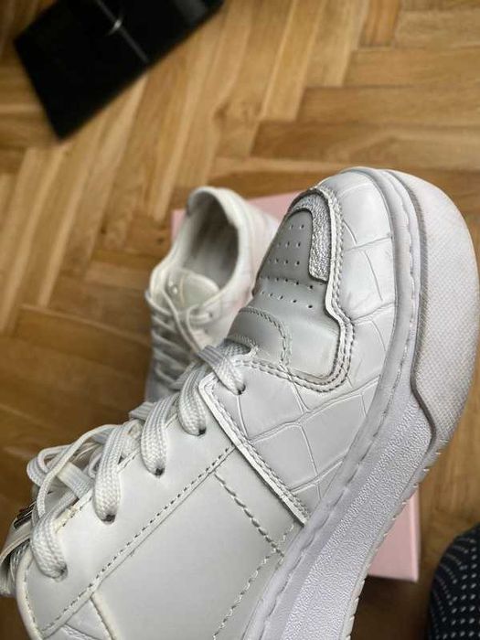 Sneakersy Michael Kors Lexi 43T1LXFS5L Biały/Kremowy