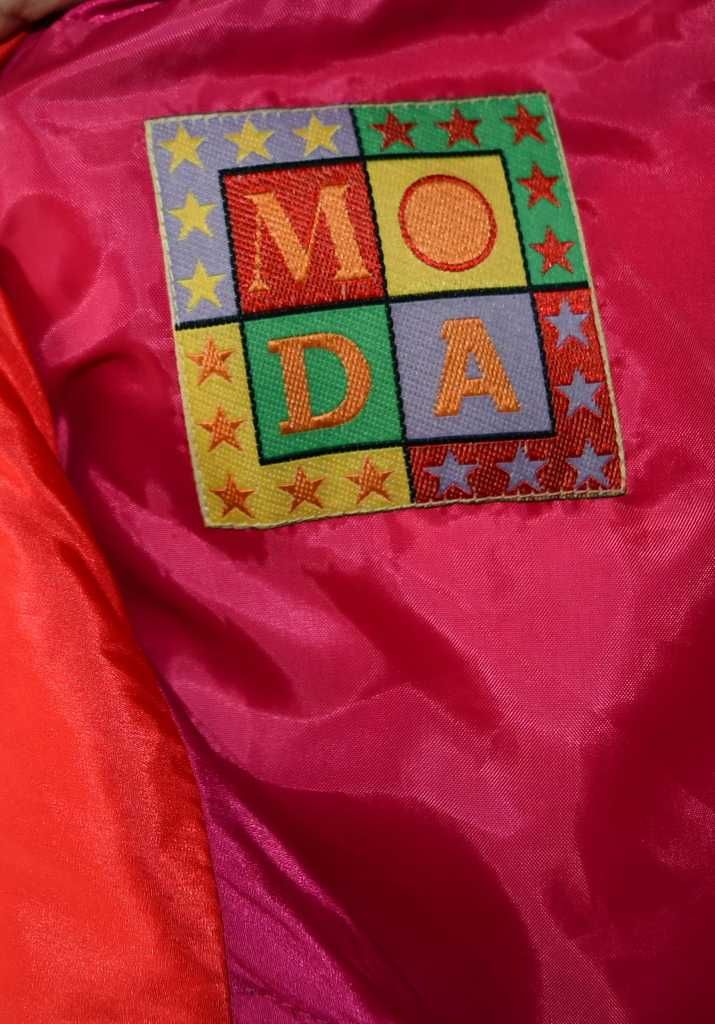 Luźna kurtka oversize Moda w stylu retro