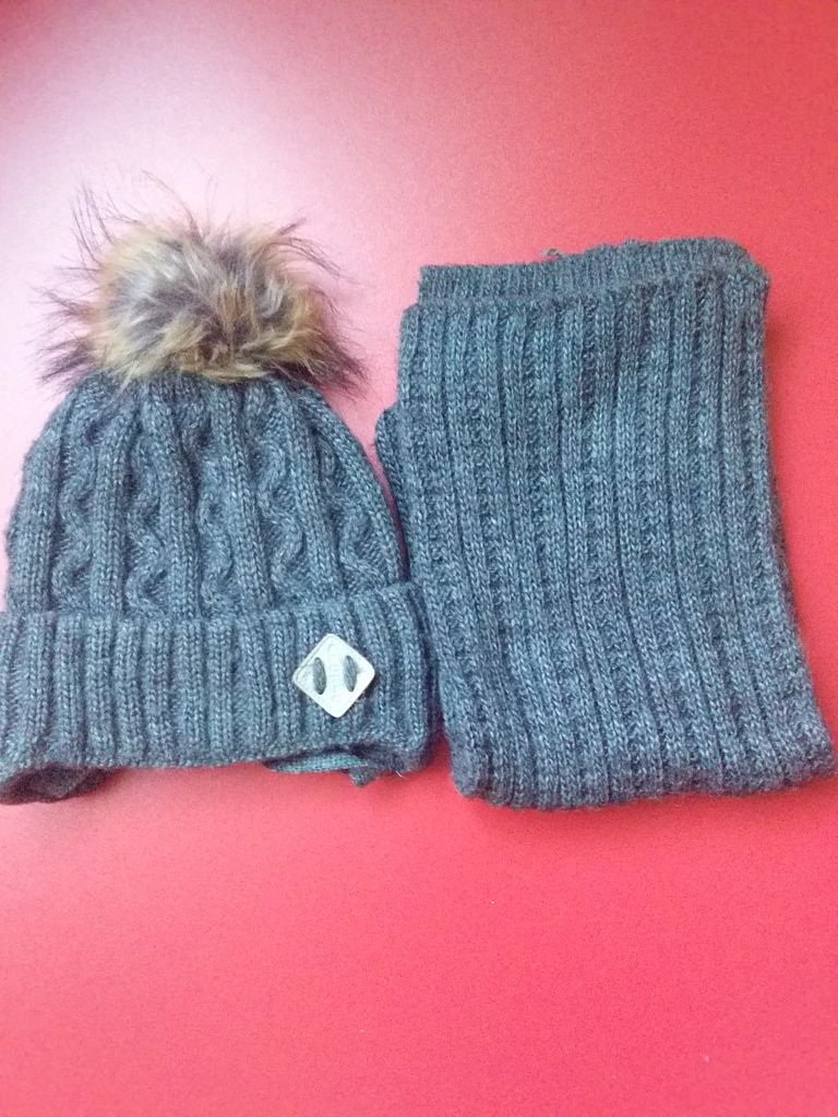Набор Arktik шапка шарф зимний для мальчика