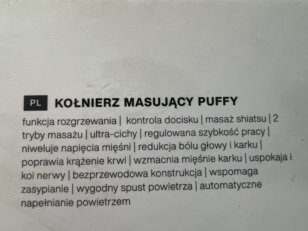 Besprzewodowa Poduszka Masujaca Nedivon Puffy Masazer