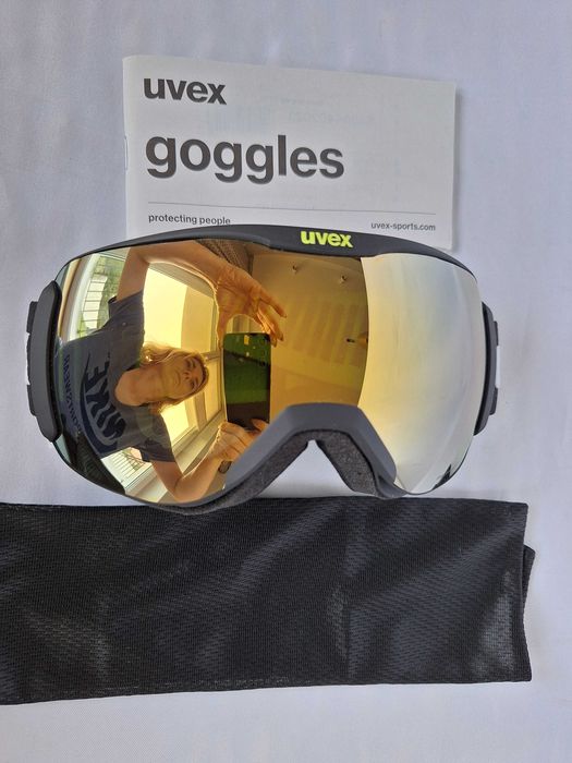 Gogle narciarskie Uvex Downhill 2100 CV Black Matt S2