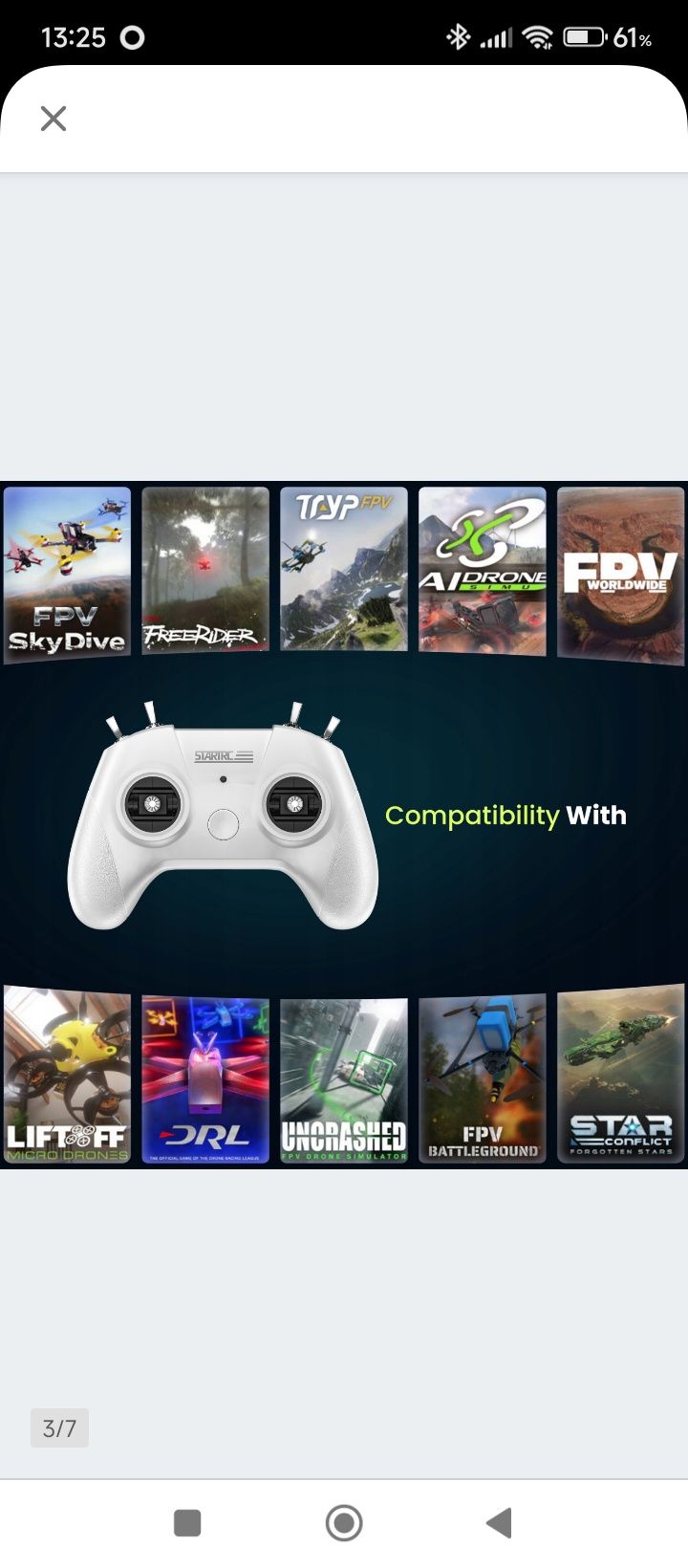 Fpv controler do symulatorów drona na PC