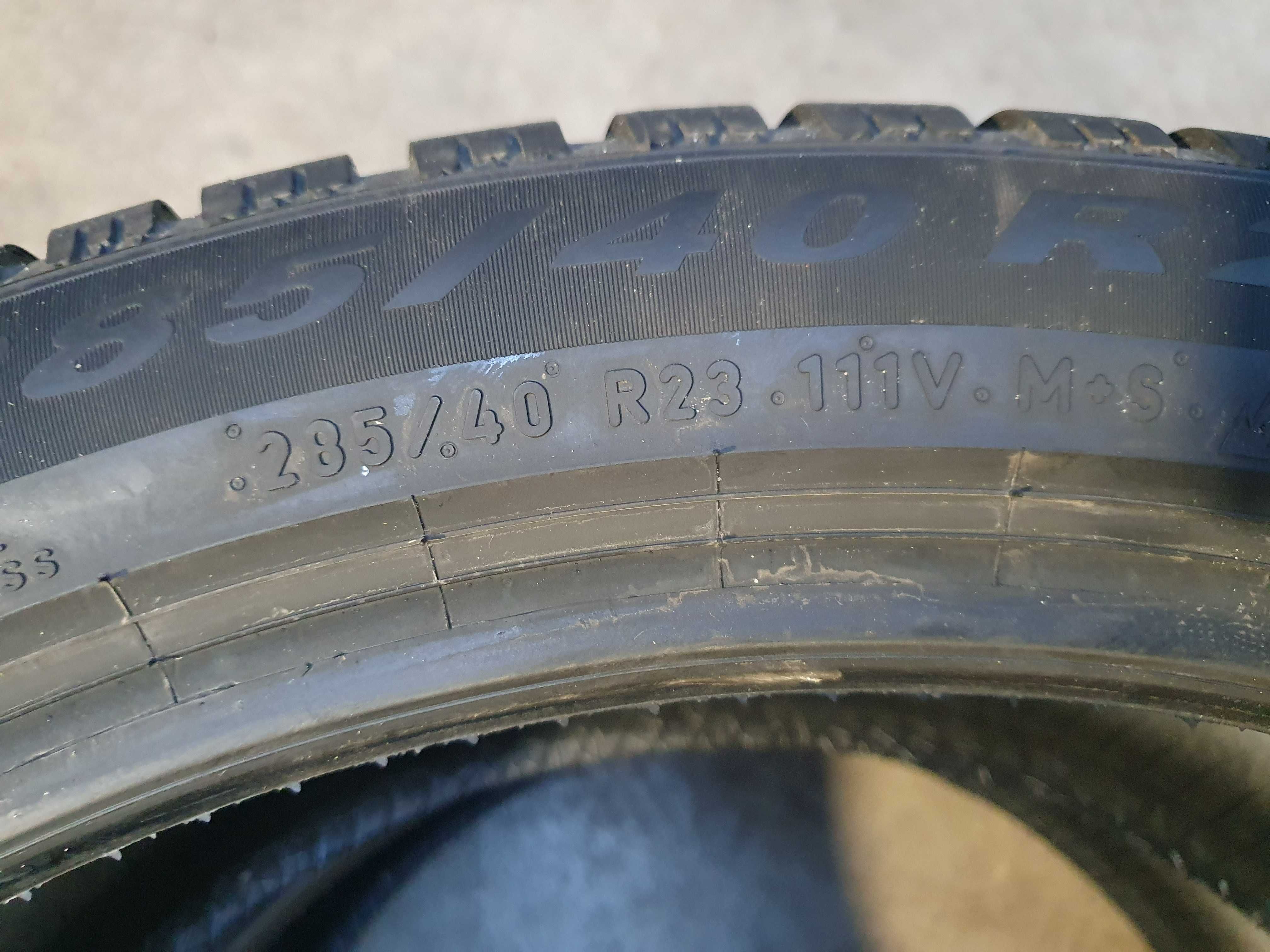 2x opony zimowe 285/40R23 111V PIRELLI Scorpion Winter 2