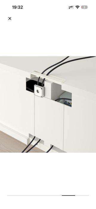 Movel tv branco besta