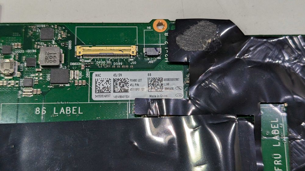 Lenovo X1 Carbon 7th Gen  ноутбук плата - на запчасти