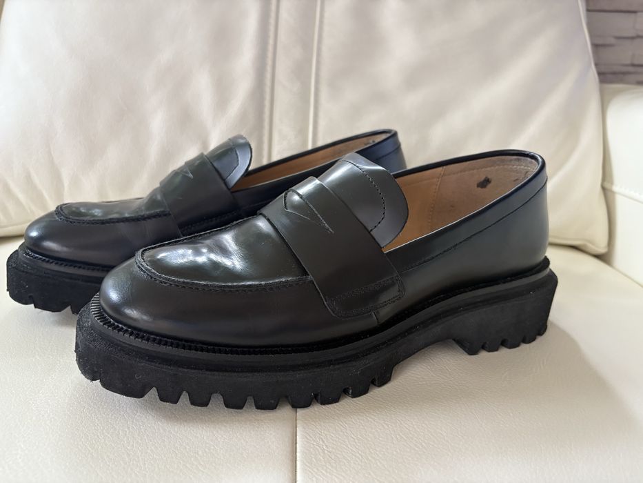 Czarne buty mokasyny gino rossi