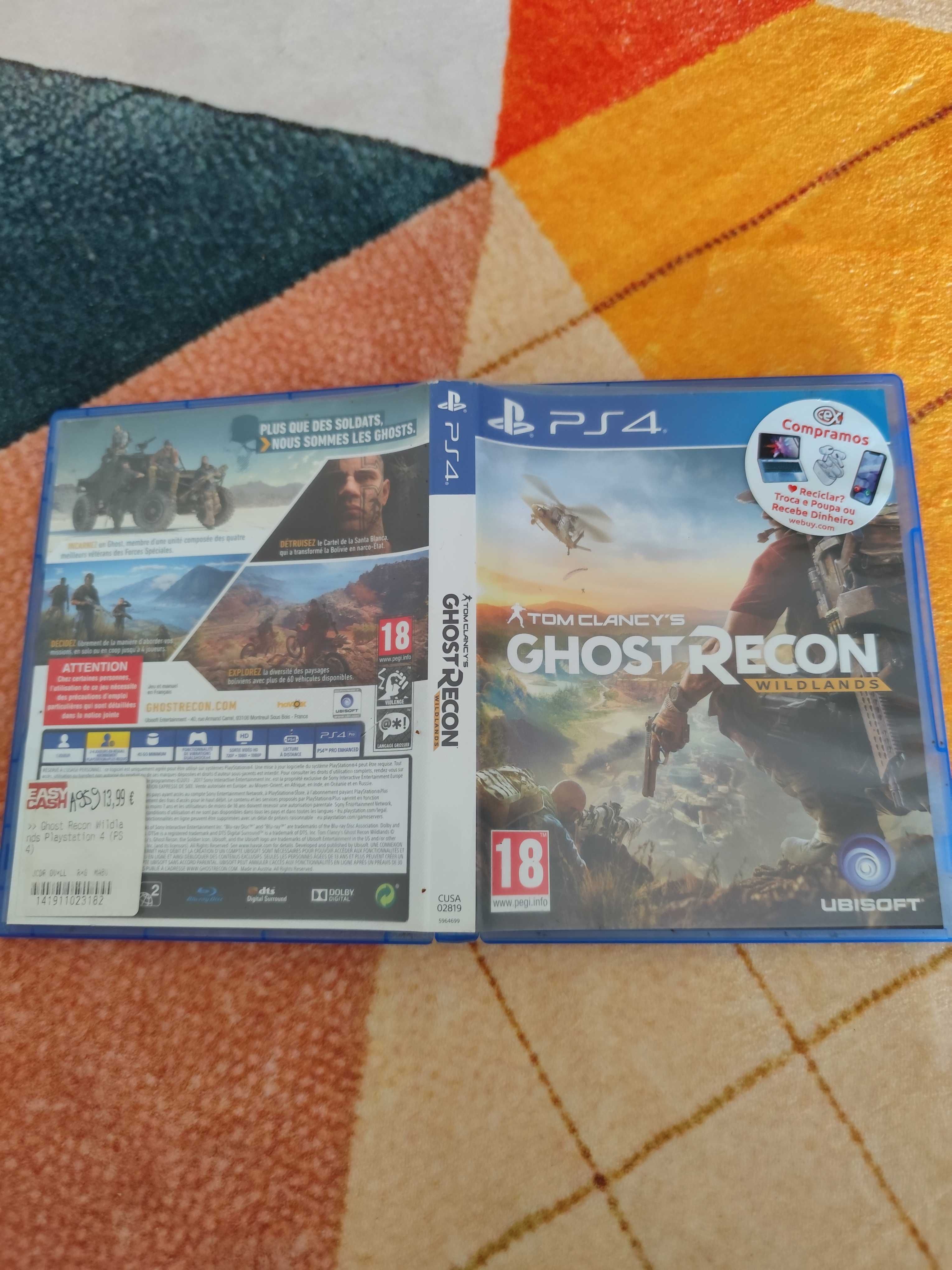 Jogo Ghost Recon ps4