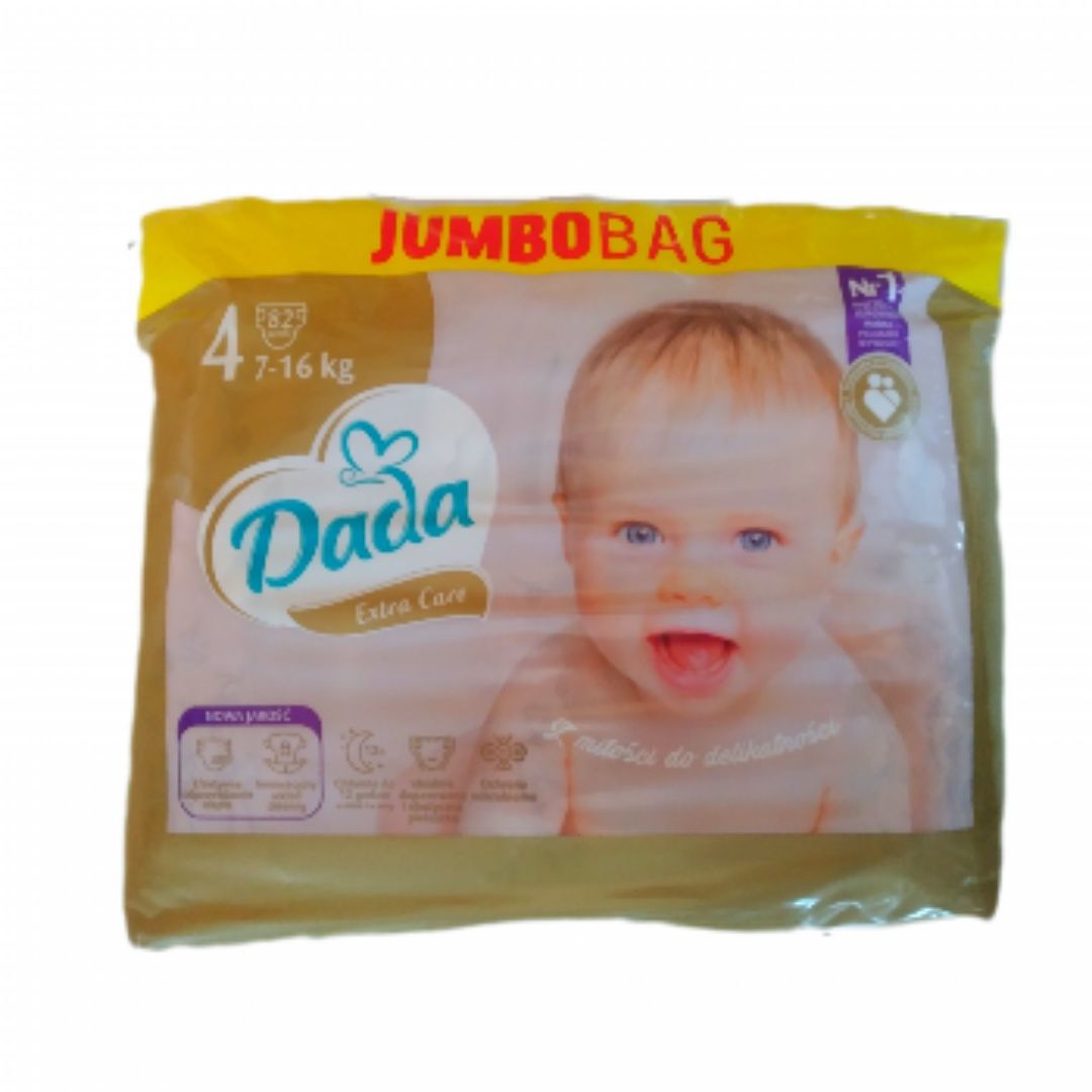 Pieluchy "4" DADA EXTRA CARE 82szt Jumbo Bag 7-16kg