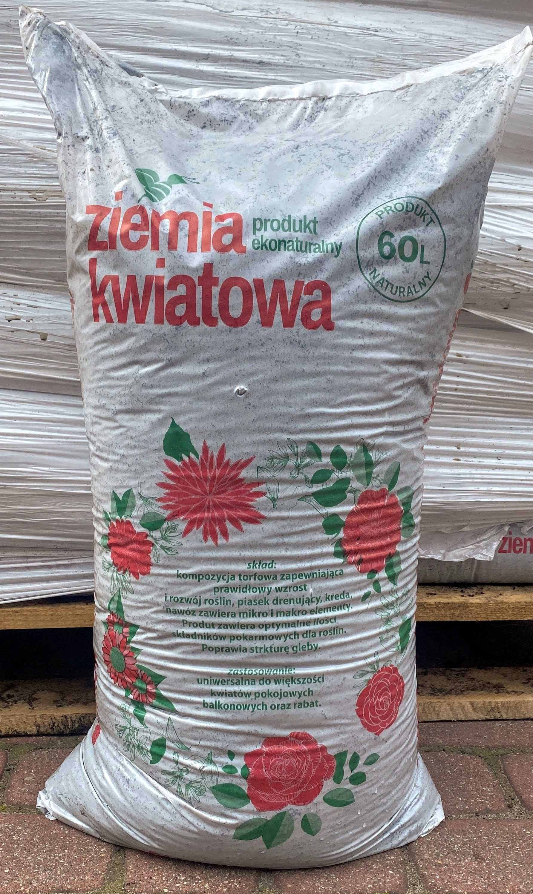 Ziemia do iglaków 60 l kora sosnowa, torf, nawóz naturalny