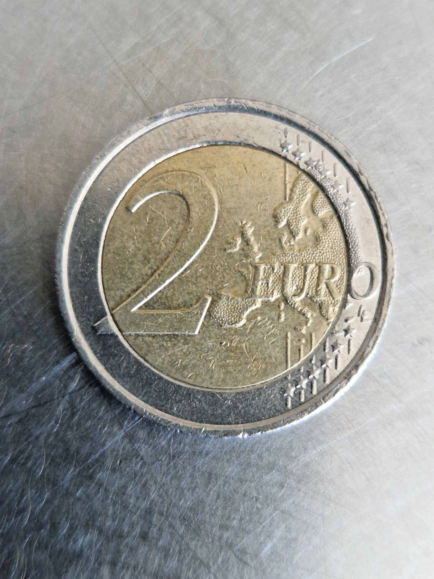 Moeda 2e 10 aniversário do euro