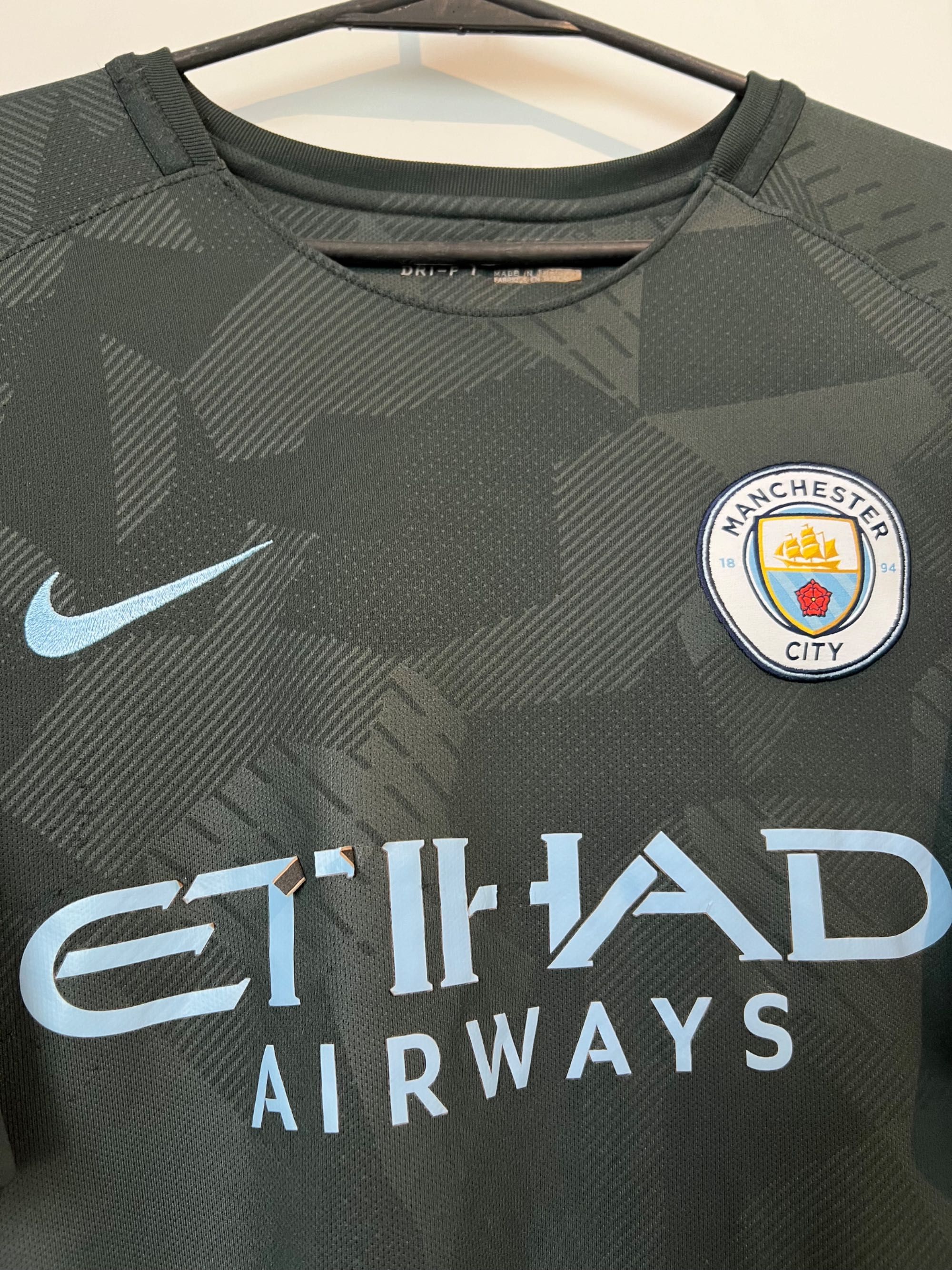 Nike Manchester City 2017-18 Soccer Jersey koszulka