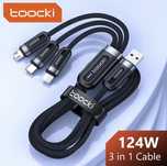 Кабель для швидкої зарядки 3в1  Usb -  TypeC/ micro Usb/ Lightni