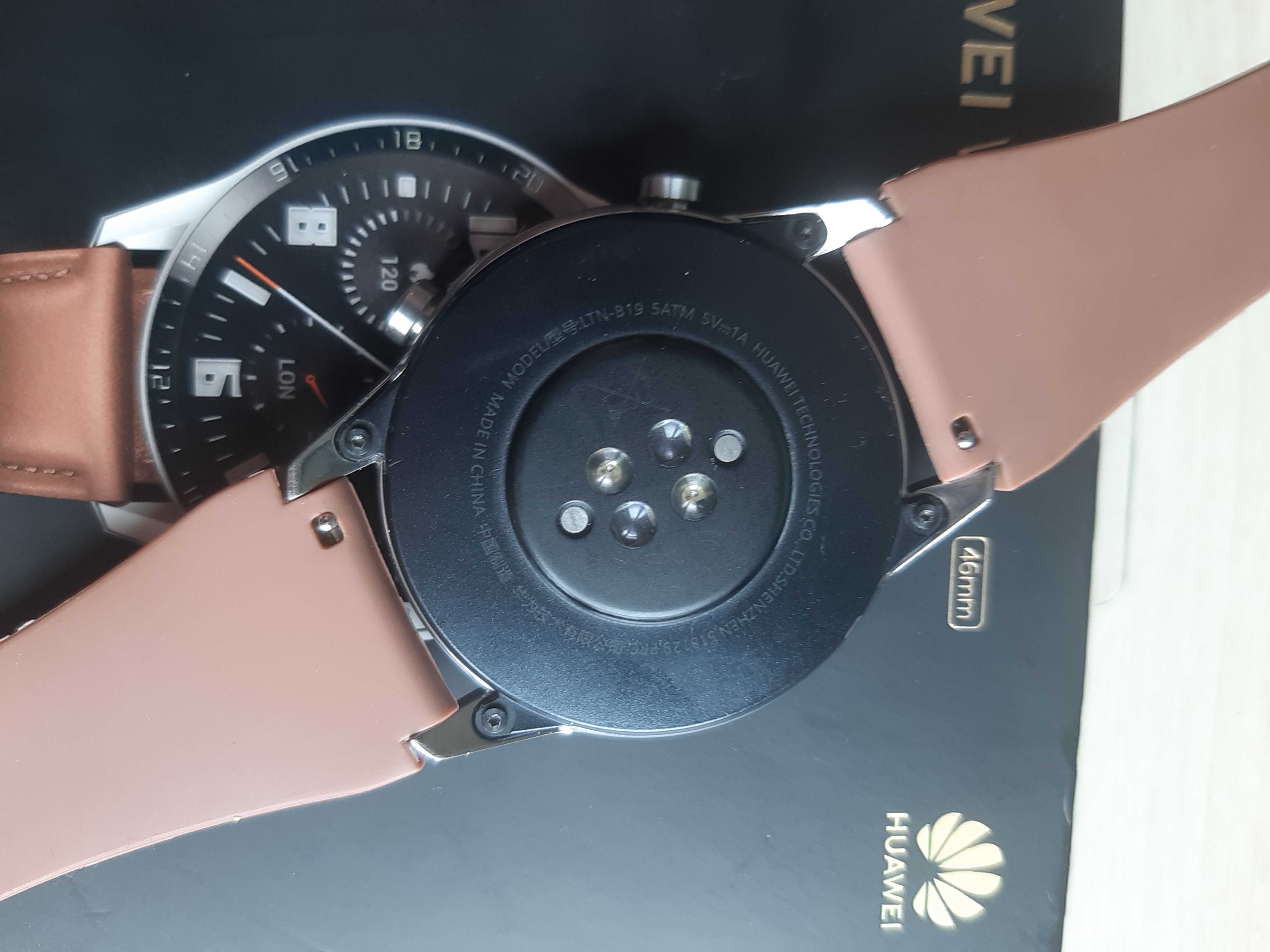 Smartwatch Huawei Watch GT 2 46 mm zegarek, opaska  LTN-B19 uszkodzony