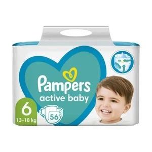 Подгузники Pampers active baby 6 (13-18кг) 56шт