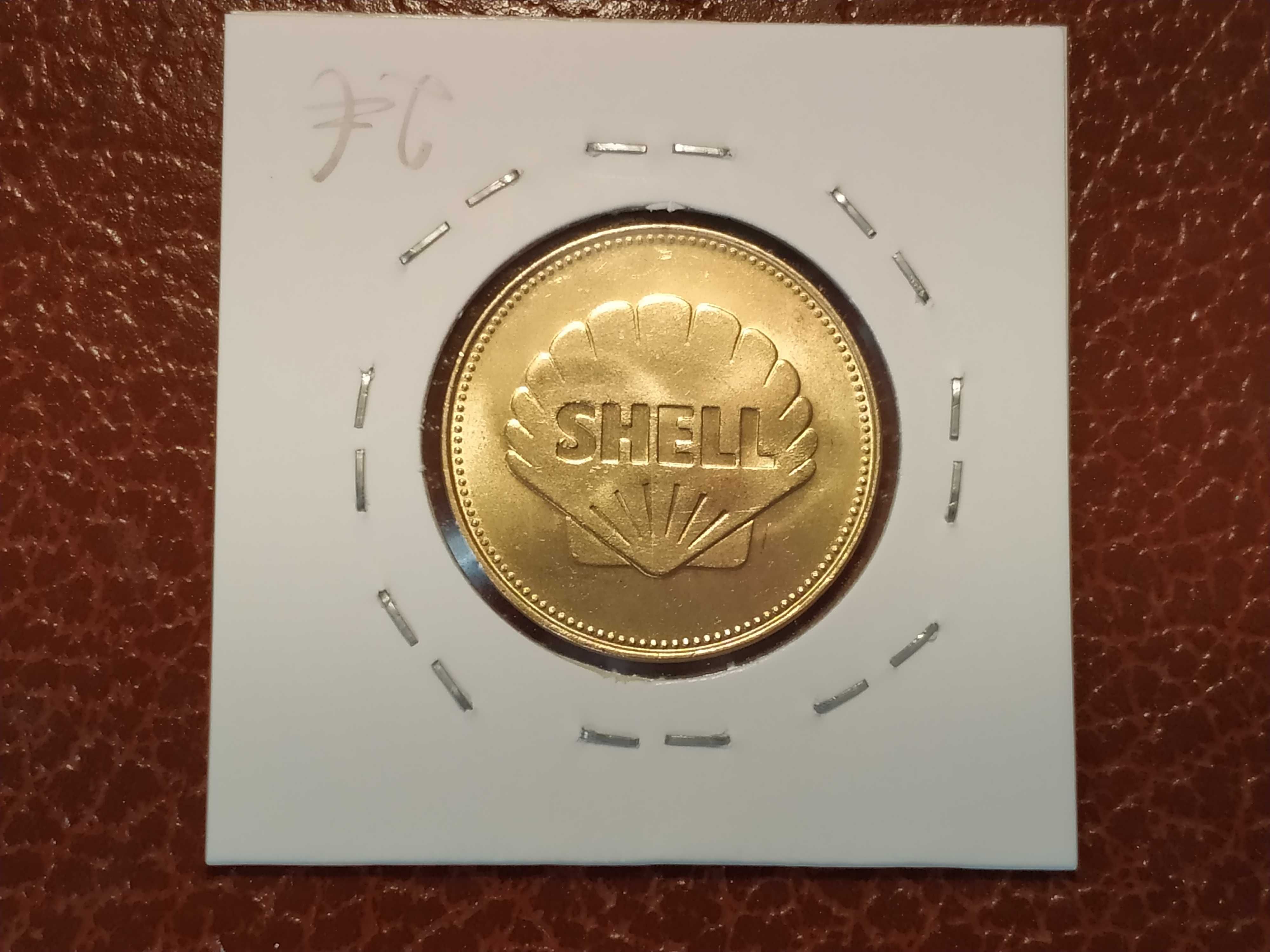 Medalha/token/ficha da Shell - Leonardo Da Vinci 1452 a 1519