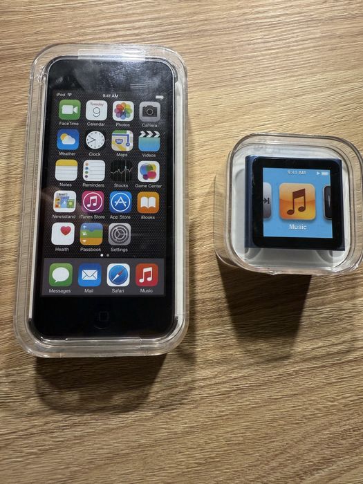New iPod touch 5Gen 16GB + iPod nano 6Gen 8Gb blue