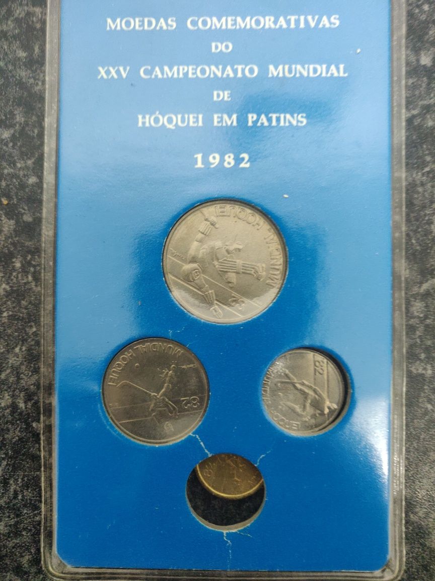 Moedas coleção como novas