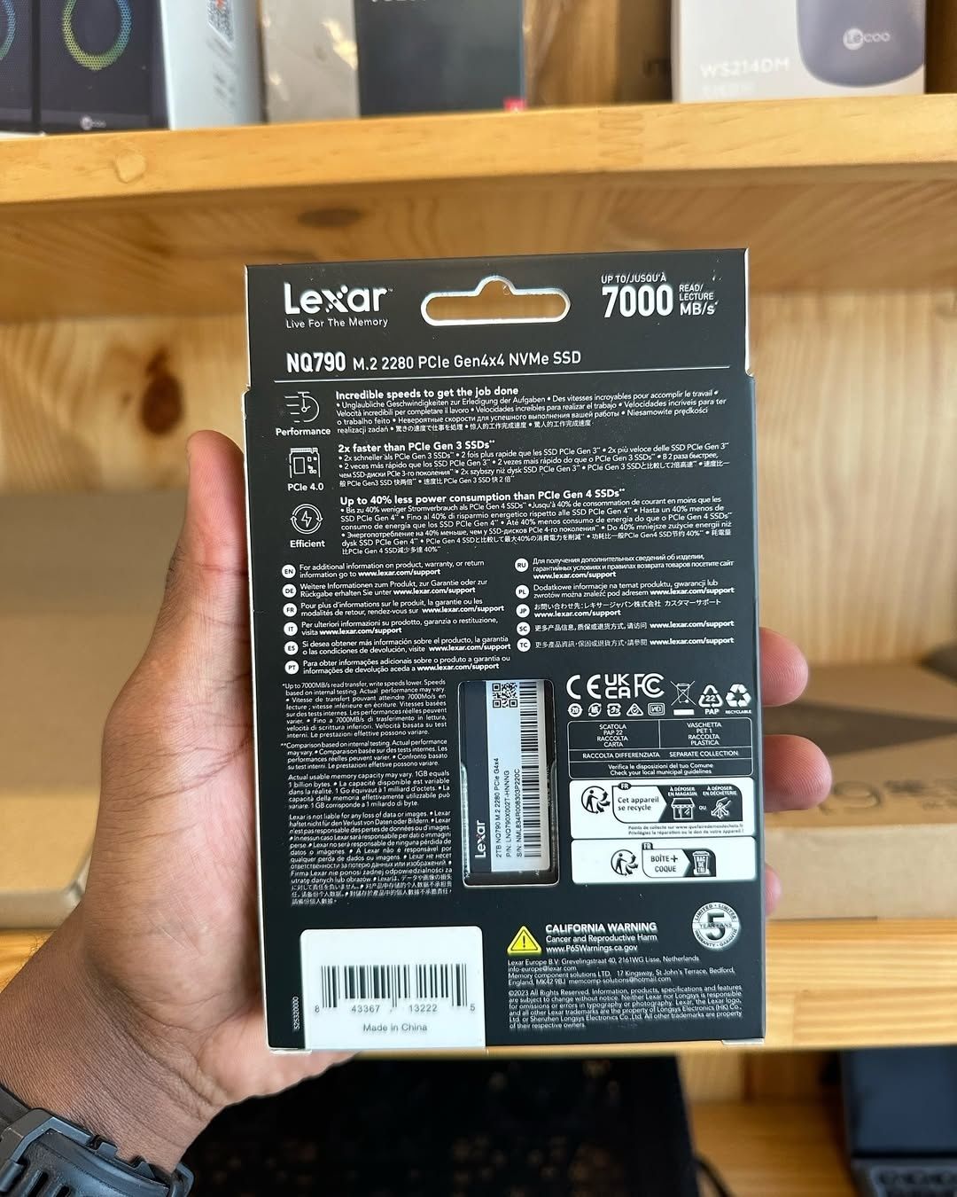 SSD Lexar NQ790 1TB 2TB M.2 NVMe PCIe4.0 x4 2280