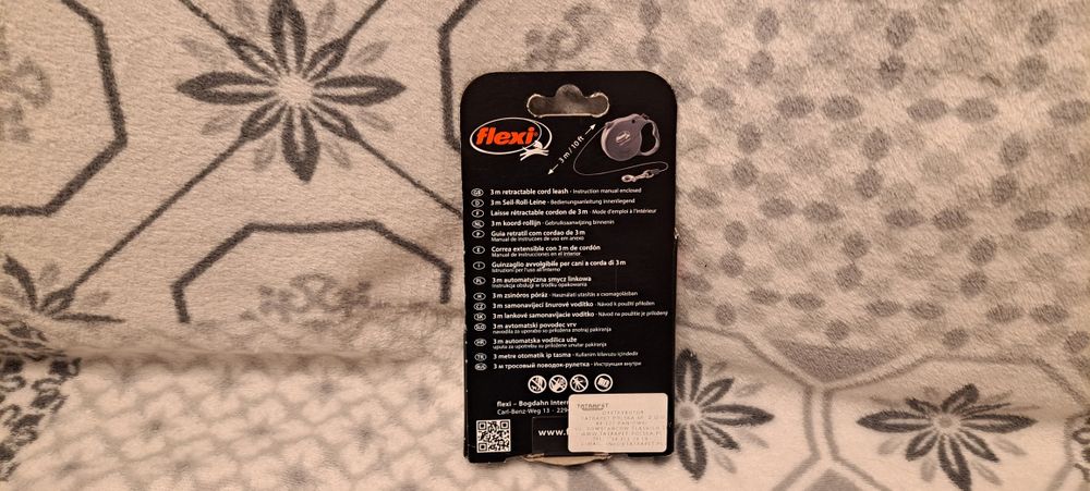 Nowa Różowa Smycz Automatyczna Linkowa Flexi XS 3 metrowa