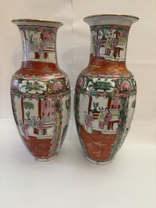 Recheio- Lote 15 peças porcelanas Chinesas / Macau antiguidades