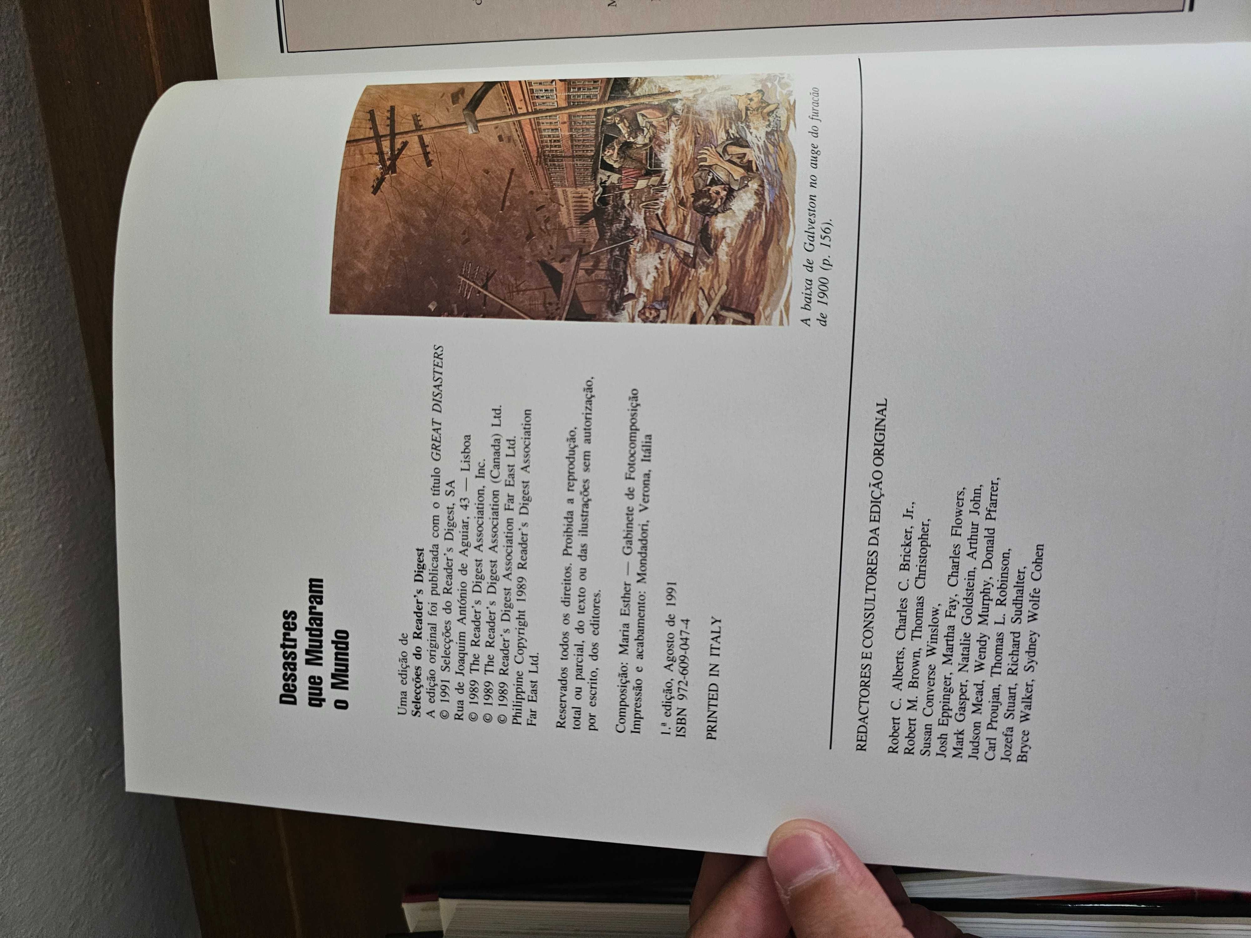 Livro Desastres que Mudaram o Mundo - Reader’s Digest (1991)