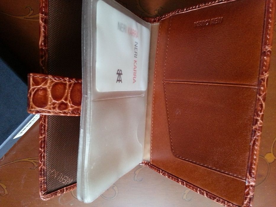 ВИЗИТНИЦА бренда Neri Karra из натуральной кожи - ДОСТОЙНЫЙ подарок !