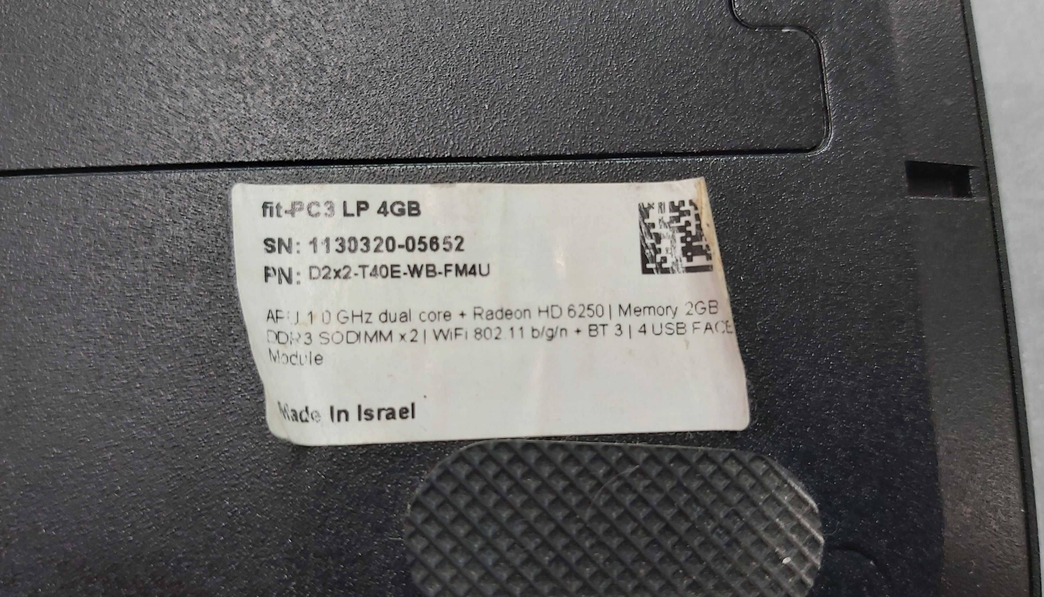 мини-системный блок fit-PC3 LP 4GB (Made In Israel)