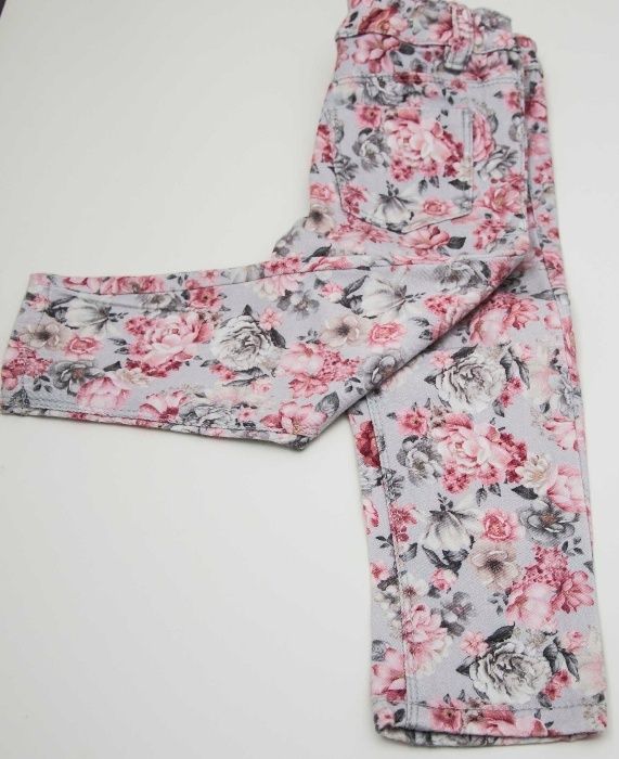Spodnie jeansowe w kwiaty MAYROAL 80 12m