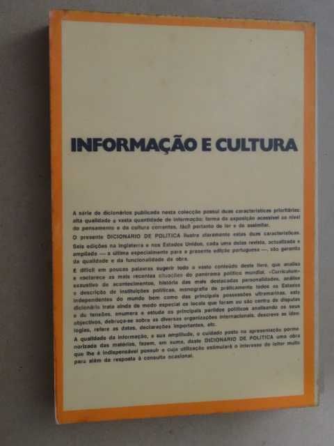 Dicionário de Politica de Florence Elliott