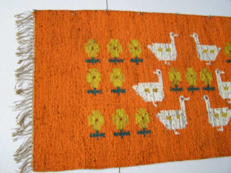 Kilim PRL - "Gęsi " Polska l.60 /70