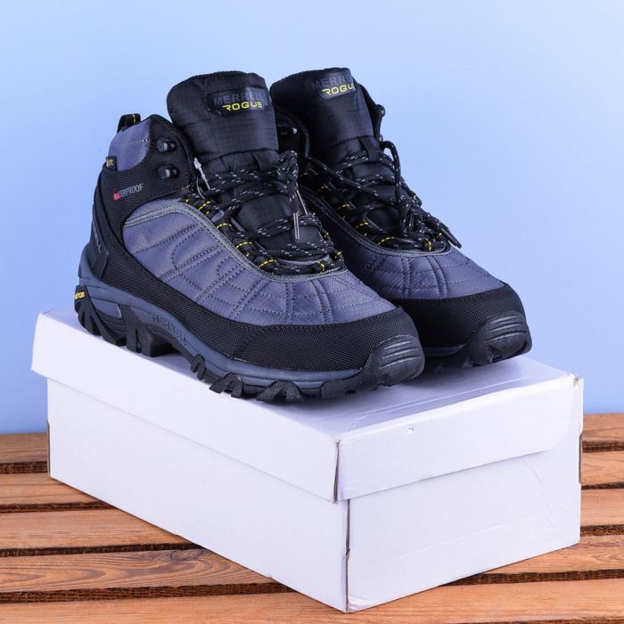 ‼️ТЕРМО‼️41-45 Merrell Rogue gore-tex з хутром до -25с / ботинки зима
