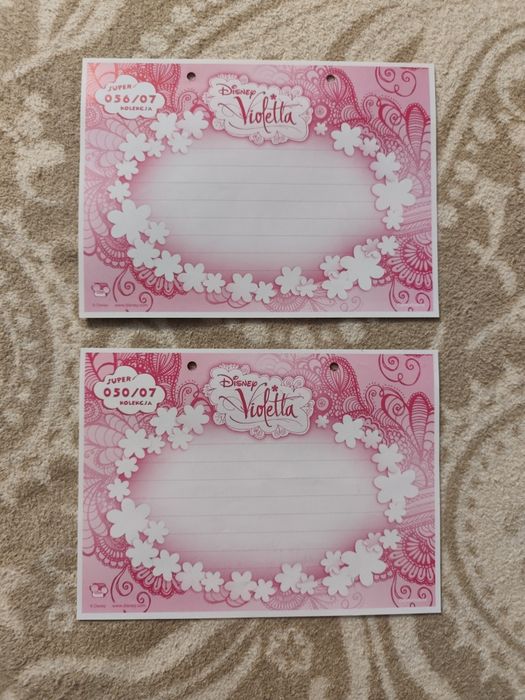 Karteczki do segregatora A5 Violetta 2 szt.