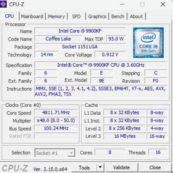 Procesor I9 9900KF + Mobo Asus Tuf Pro Gaming + 4x 8GB Ram DDR4