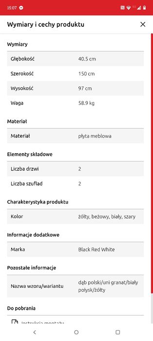 Meble dzieciece, stan bardzo dobry