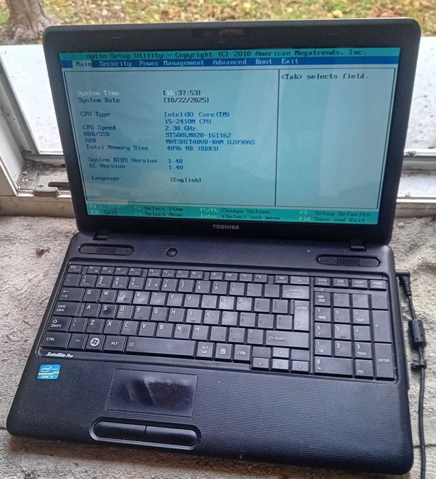 (12) laptop Toshiba Satellite Pro  C660 - Intel Core i5