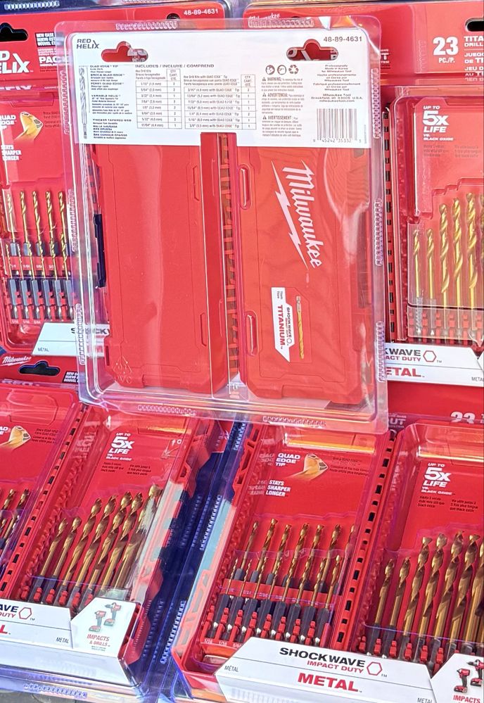 Набір свердел MILWAUKEE 23 шт