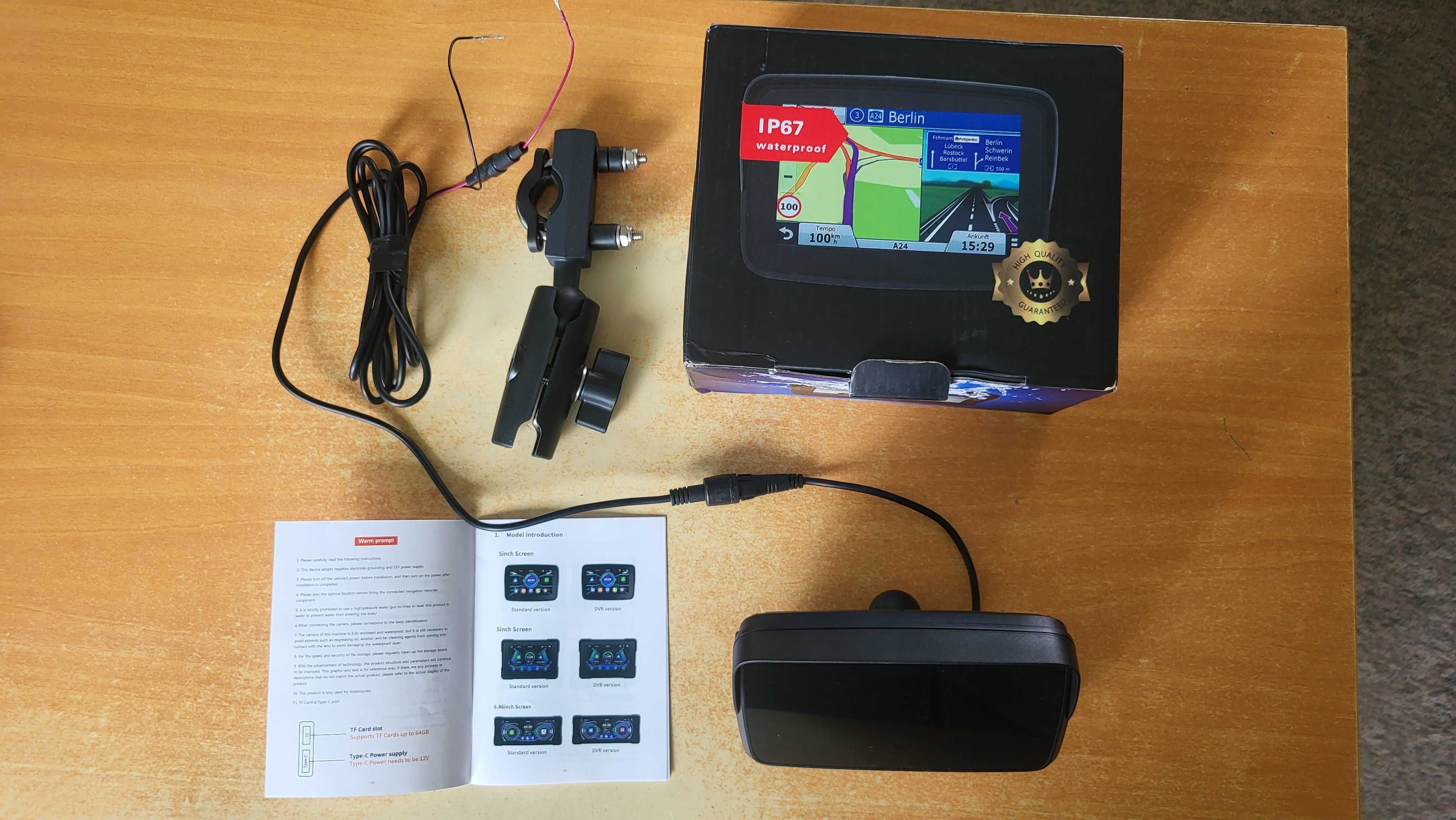 Nawigacja motocyklowa Android Auto , Carplay EKIY MTC-10