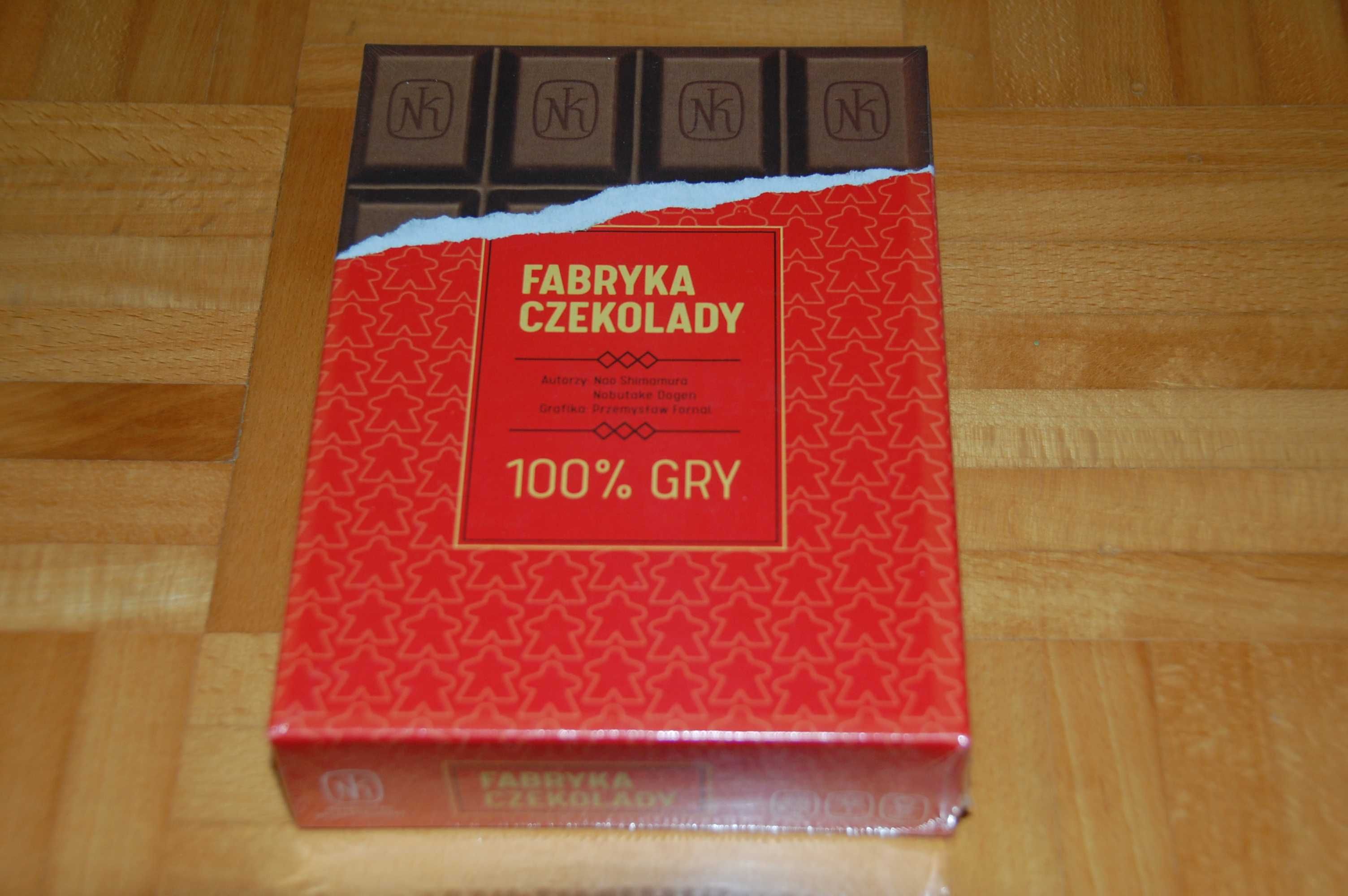 NOWA gra Fabryka czekolady, w folii,