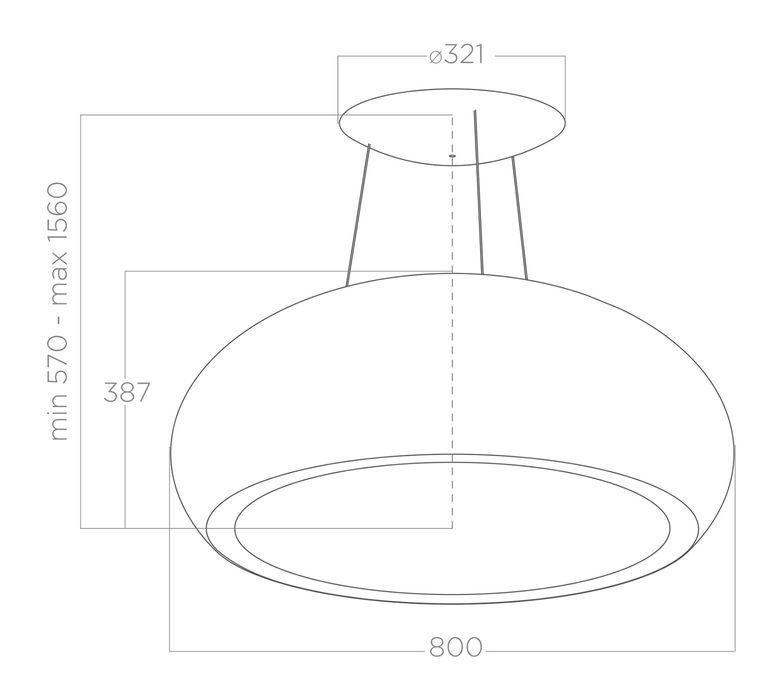 Nowy okap wyspowy Elica Seashell BL/F/80 czarny mat
