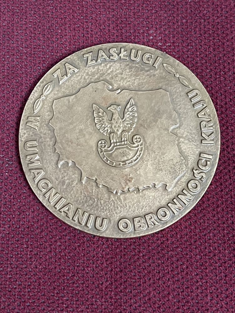 Stary Medal Wojskowy Za Zasługi w Umacnianiu Obronności Kraju Prl