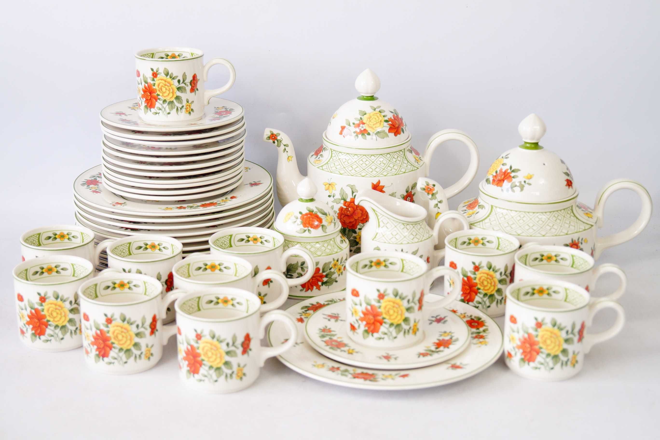 Villeroy Boch Summerday serwis kawowy 12 osób PIĘKNY