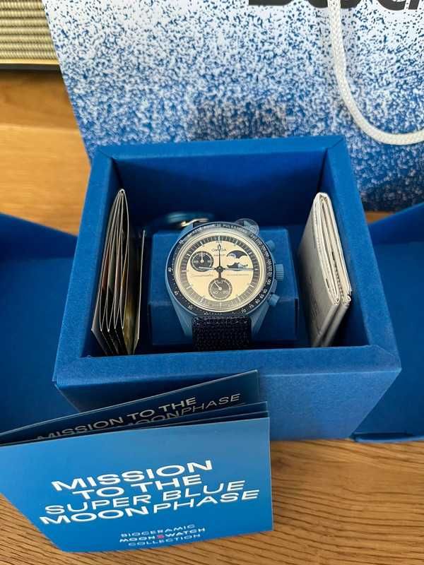 Swatch x Omega the Super Blue