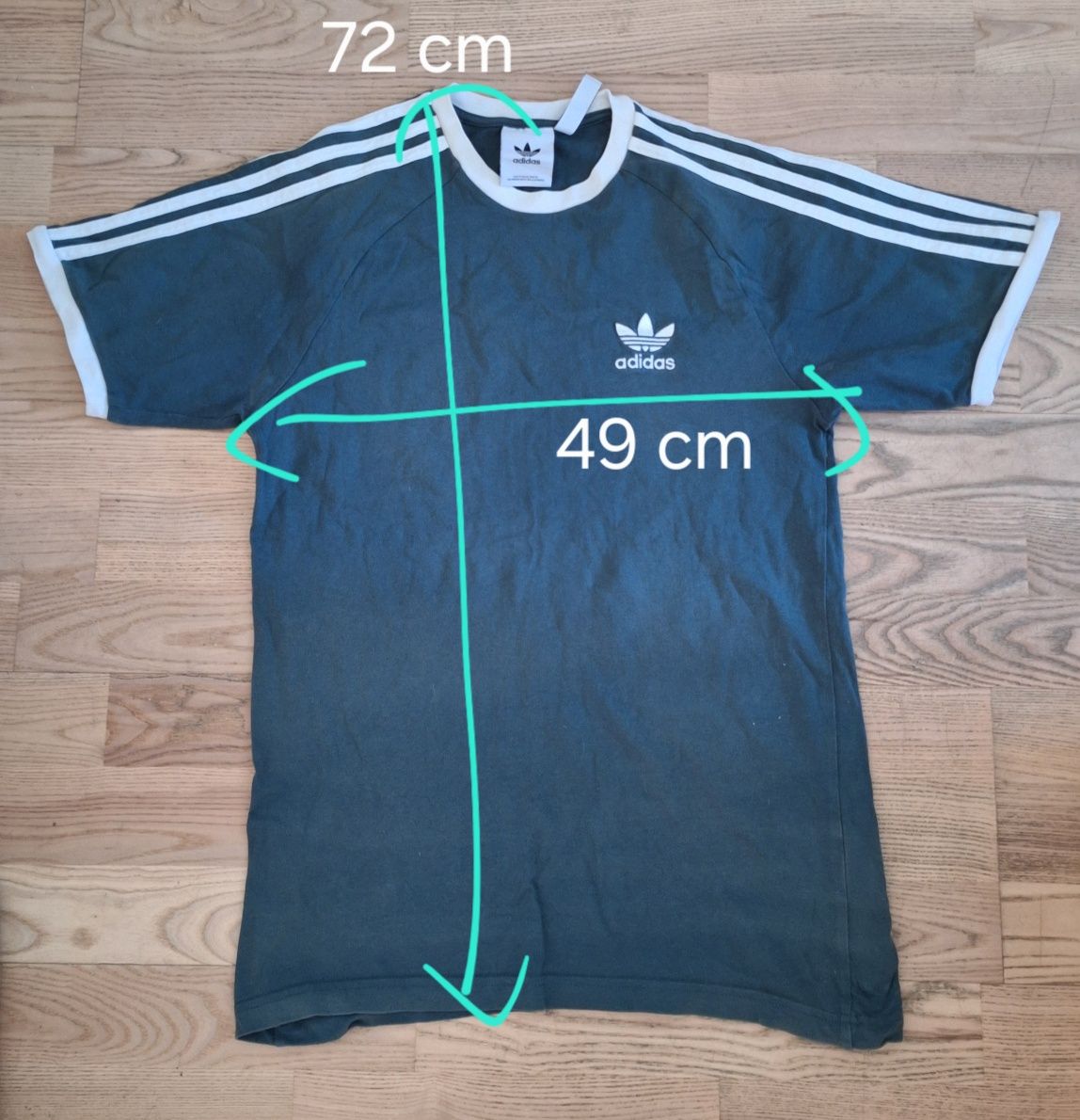 Koszulka zielona  adidas S