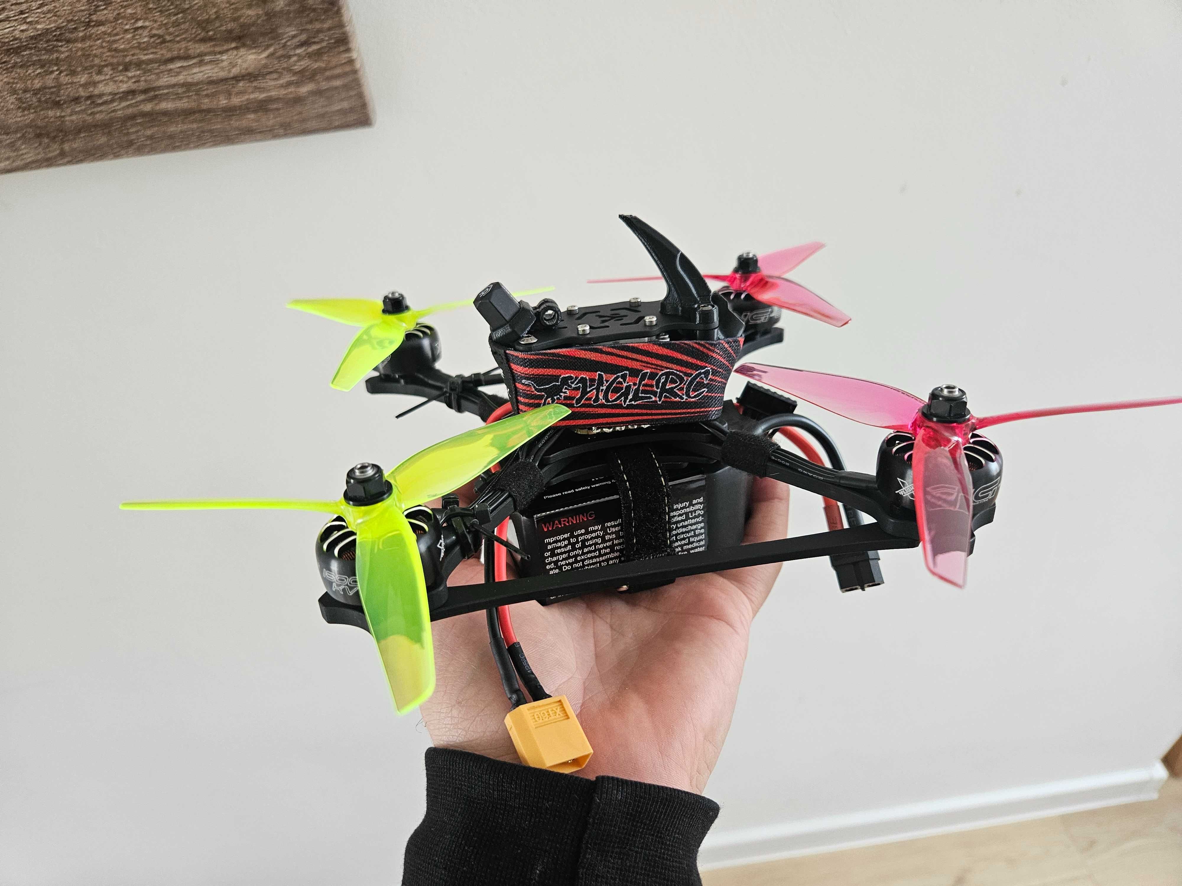 Dron fpv 5" hglrc wind5 lite v2 dji vista nebula pro nano caddx elrs