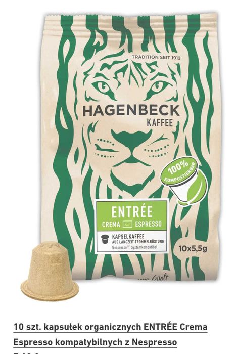 Kapsułki do kawy Hagenbeck do Nespresso